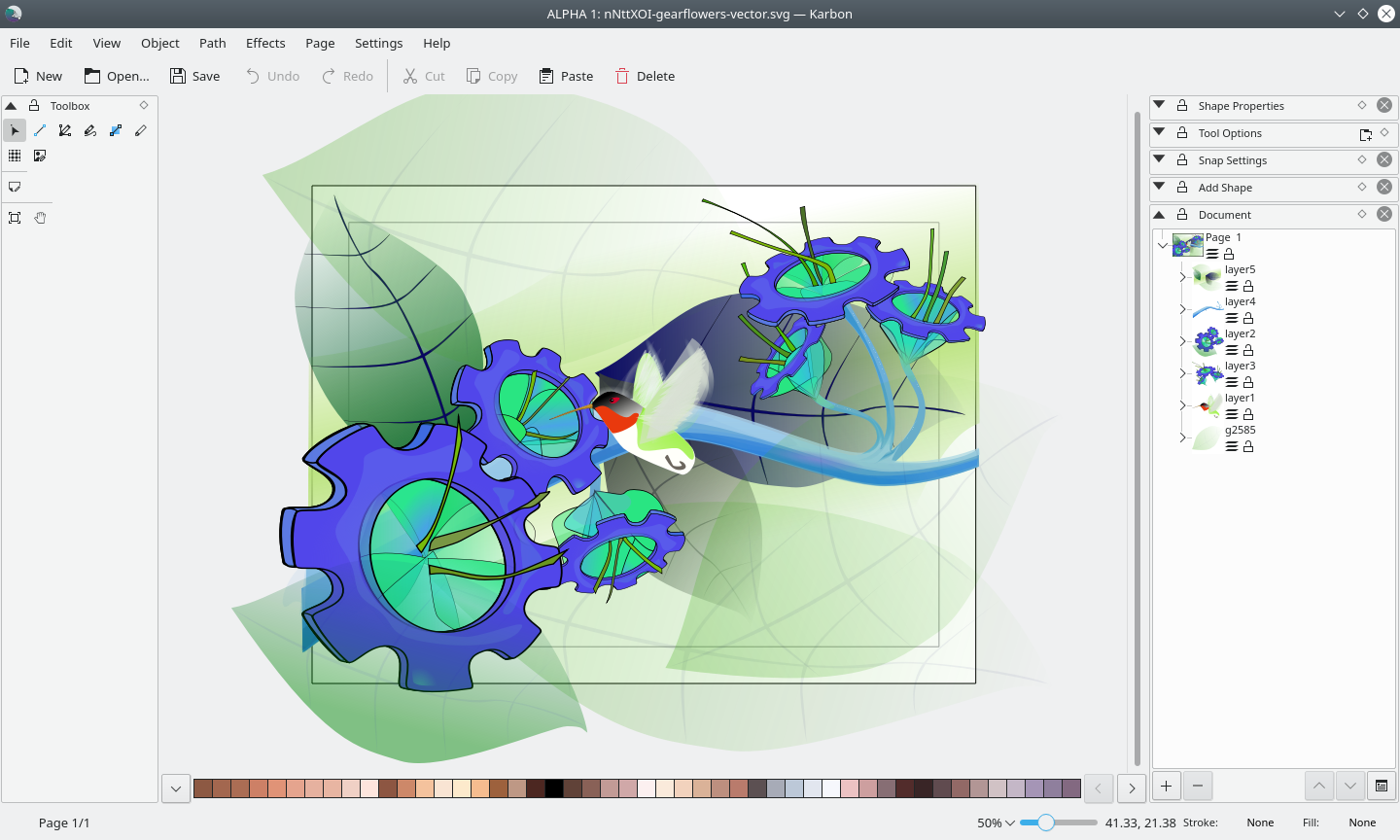 Создание векторного изображения в coreldraw