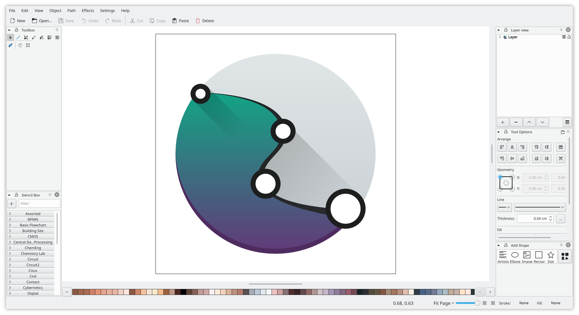 free open source svg editor