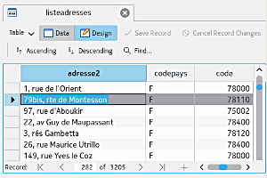 New table view in Kexi 2.9