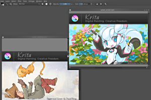 Multiple document support in Krita 2.9