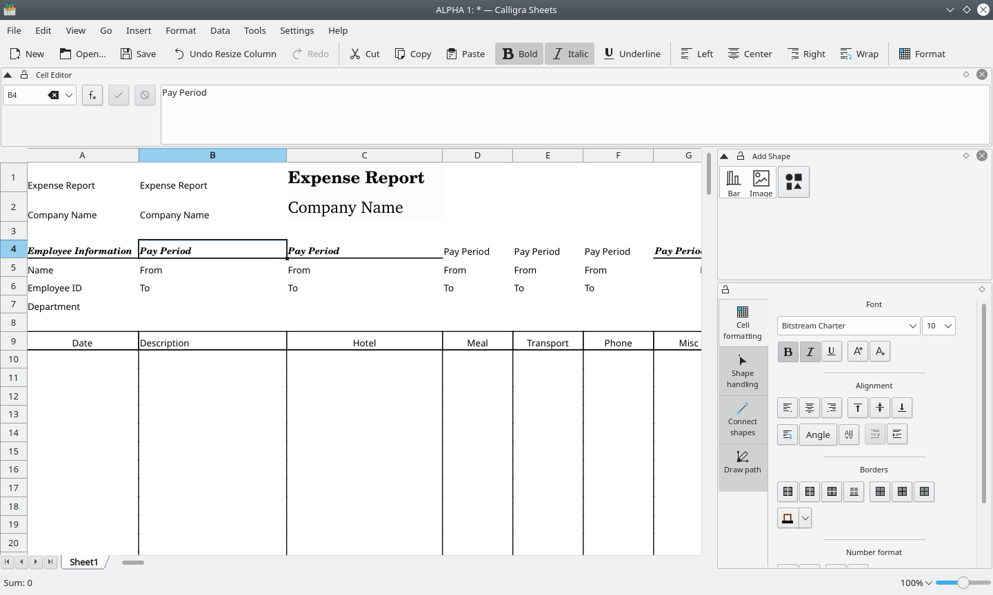 13.Spreadsheet Creator